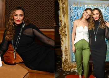 Tina Knowles Goes Sheer in Stella McCartney Dress for Her Book Launch