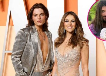 Elizabeth Hurley’s Son Reacts to Mom’s PDA Pics With Billy Ray Cyrus